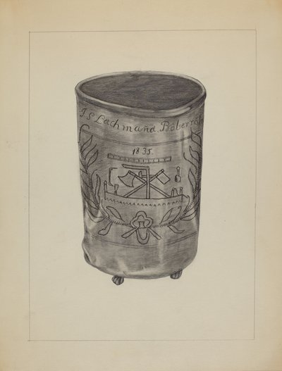 Pewter Beaker, c. 1936 by Gertrude Lemberg
