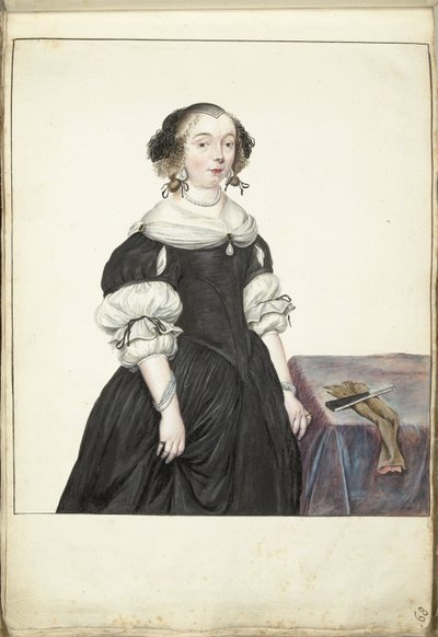 Portrait of a Woman by Gesina ter Borch