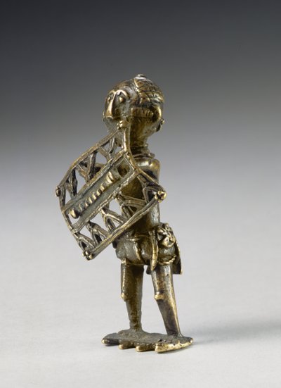 Warrior with shield by Ghanaian School