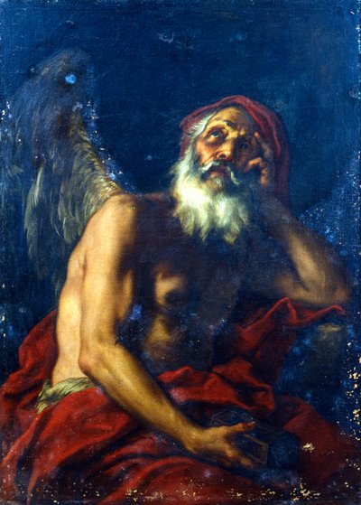 Kronos, 17th century by Giacinto Brandi