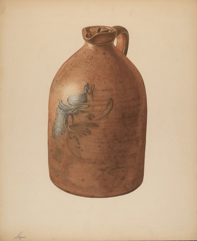 Molasses Jug, c. 1940 by Giacinto Capelli