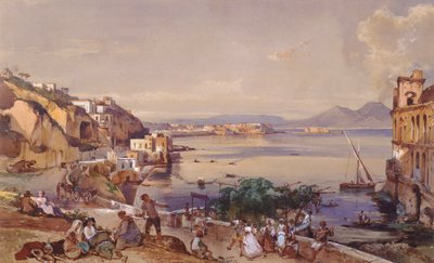 Posilippo Road, Naples by Giacinto Gigante