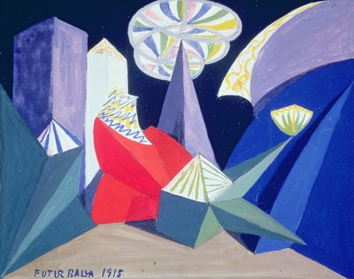 Fireworks by Giacomo Balla