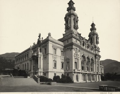 Exterior of the Montecarlo Theater, Monaco by Giacomo Brogi