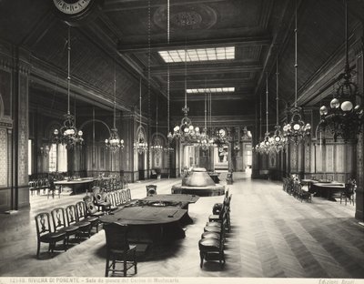 Gambling Room, Montecarlo Casino, Monaco by Giacomo Brogi