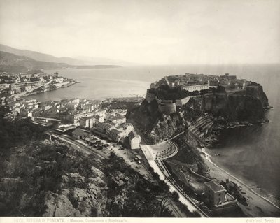 Panoramic view of Monaco by Giacomo Brogi