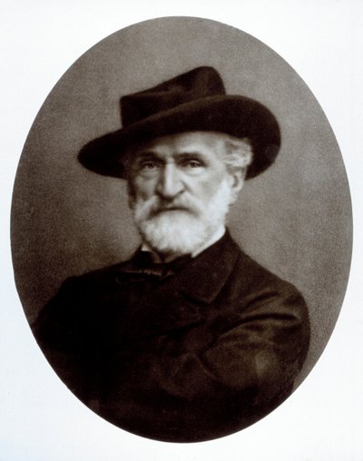 Portrait of Giuseppe Verdi by Giacomo Brogi