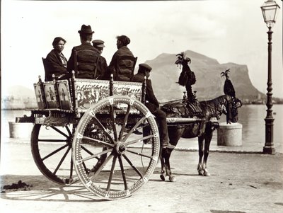 Sicilian Cart, from Life in Palermo by Giacomo Brogi