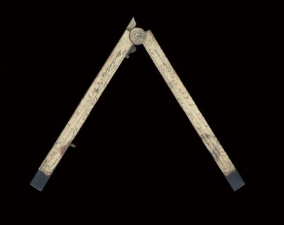Pair of compasses by Giacomo Lusverg