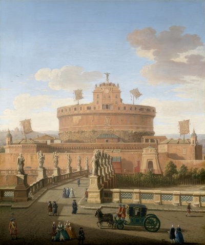 Rome, View of the Castel Sant