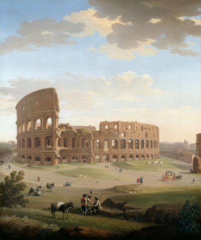 Rome, View of the Colosseum by Giacomo van Lint