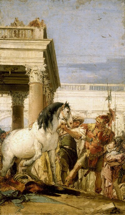 Alexander Taming Bucephalus by Giambattista Tiepolo