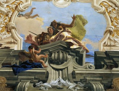 Justice allows Harmony to Triumph, ca 1746 by Giambattista Tiepolo