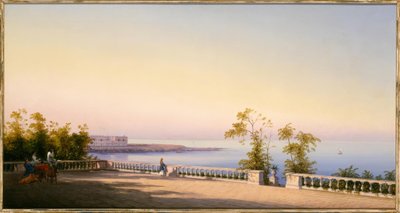 Gian Gianni, On the Terrace / Painting, 1874 by Gian Gianni