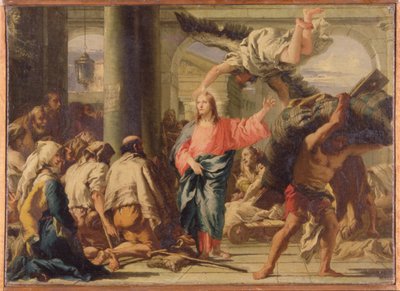 Christ at the Pool of Bethesda by Giandomenico (1727 1804) Tiepolo