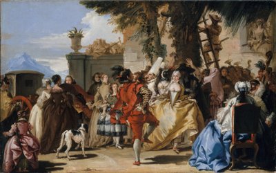 A Dance in the Country, c.1755 by Giovanni Domenico Tiepolo