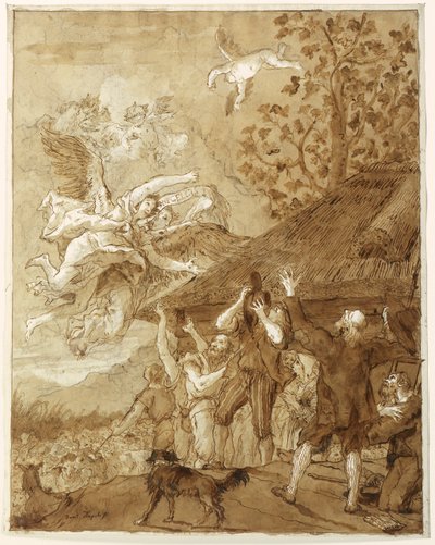 The Annunciation to the Shepherds by Giovanni Domenico Tiepolo