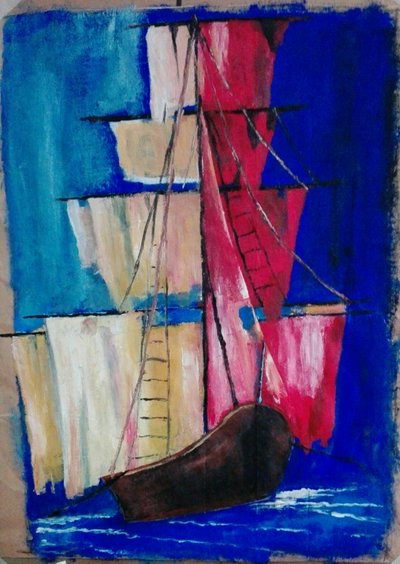 Sailing Ship by Giavoni Silvano