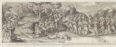 Marriage of Isaac and Rebekah by Gijsbert Van Veen
