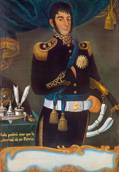 Portrait of Jose San Martin by Gil de Castro