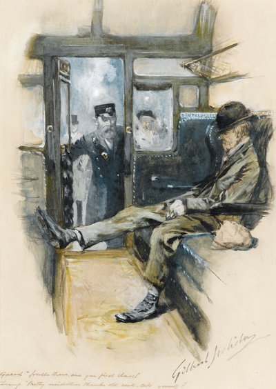 The Train Guard by Gilbert Holiday