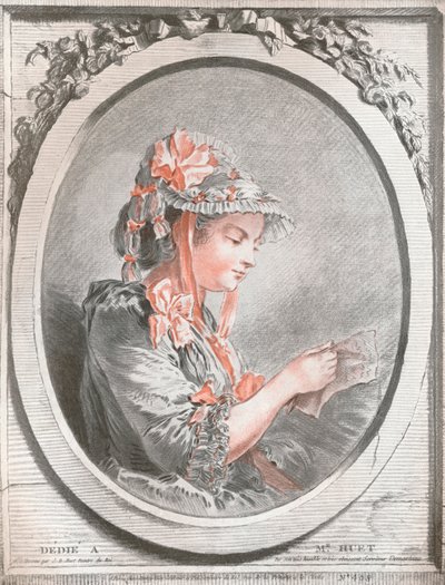 Portrait of Madame Huet, c1773 by Gilles Demarteau