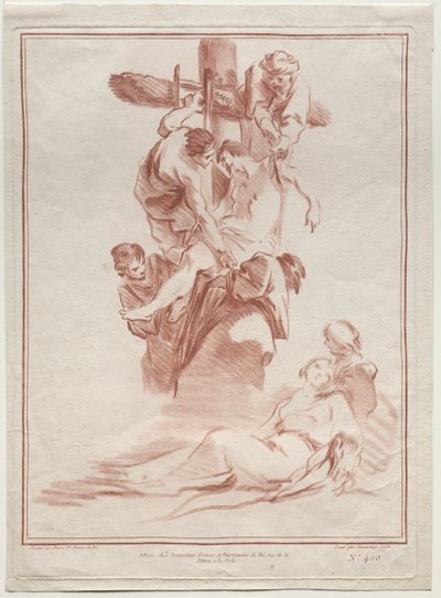 The Descent from the Cross by Gilles Demarteau