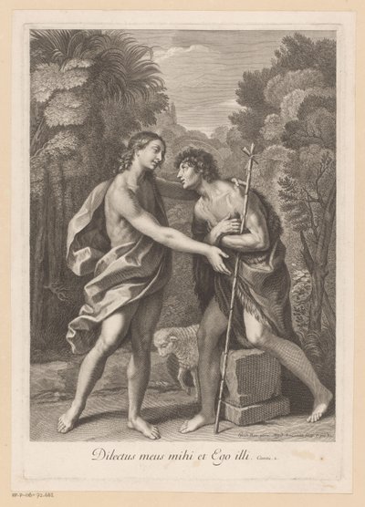 Christ and John the Baptist by Gilles Rousselet
