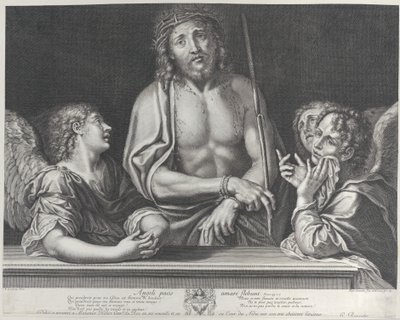 Ecce Homo with Three Angels by Gilles Rousselet