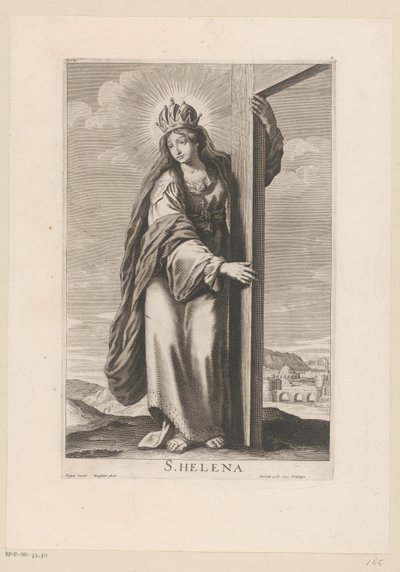 Saint Helena at the Cross by Gilles Rousselet