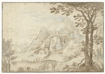 Mountain Landscape with a River by Gilles van Coninxloo (II)