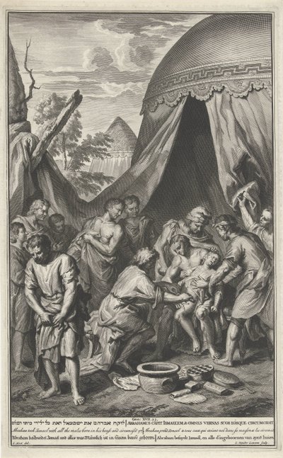 Circumcision of Ishmael by Gilliam van der Gouwen