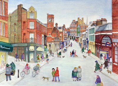 Heath Street, Hampstead by Gillian Lawson