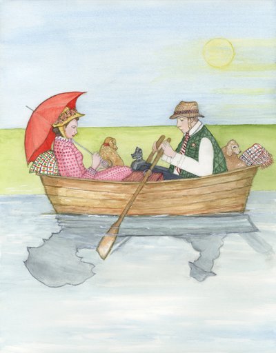 On the River by Gillian Lawson