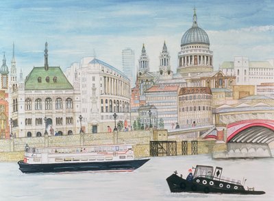 St. Pauls, London by Gillian Lawson