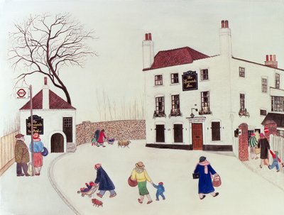 The Spaniards Inn, Hampstead Heath by Gillian Lawson