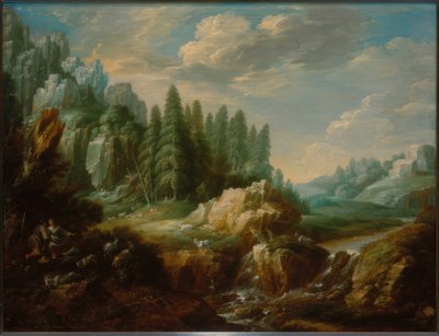 Wooded Mountain Landscape by Gillis i Peeters