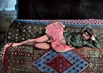 Persian Woman in a Harem by Gillot