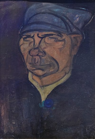 Head of a fisherman, fisherman from Burano by Gino Rossi