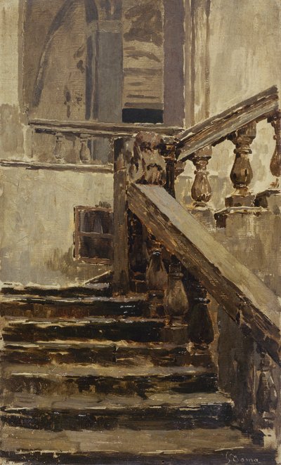 Study of Staircase Steps by Gioacchino Toma
