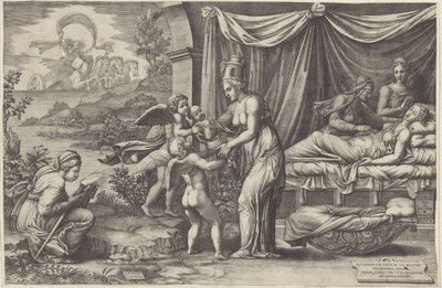 Allegory of Birth by Giorgio Ghisi