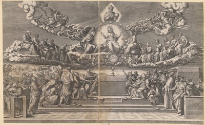The Discussion of the Holy Sacrament by Giorgio Ghisi