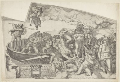 The Last Judgment, Sheet I by Giorgio Ghisi