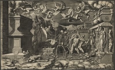 The Vision of Ezekiel by Giorgio Ghisi