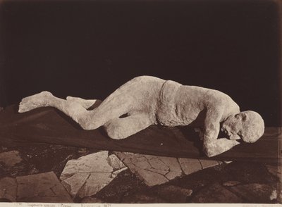 Human Cast, Pompeii by Giorgio Sommer