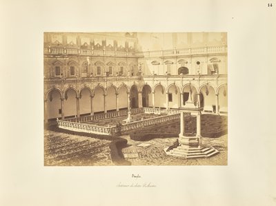 Naples. Interior of the Cloister St. Martin. by Giorgio Sommer