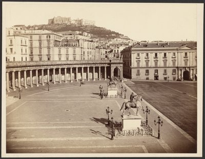 Naples, Largo Palazzo by Giorgio Sommer