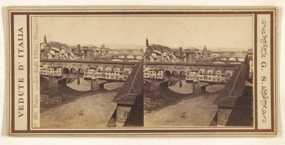 Ponte Vecchio from the Uffizi, Florence by Giorgio Sommer