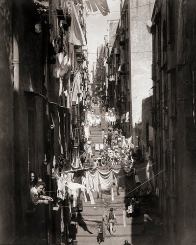 Street Scene, Naples, Italy by Giorgio Sommer