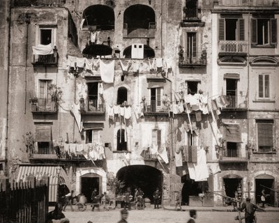 Street Scene, Naples, Italy by Giorgio Sommer